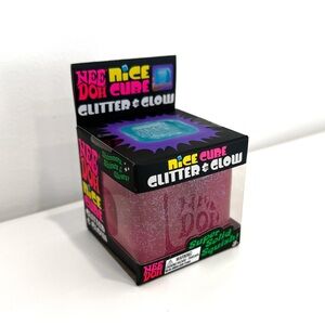 Needoh Glitter and Glow Nice Cube Pink